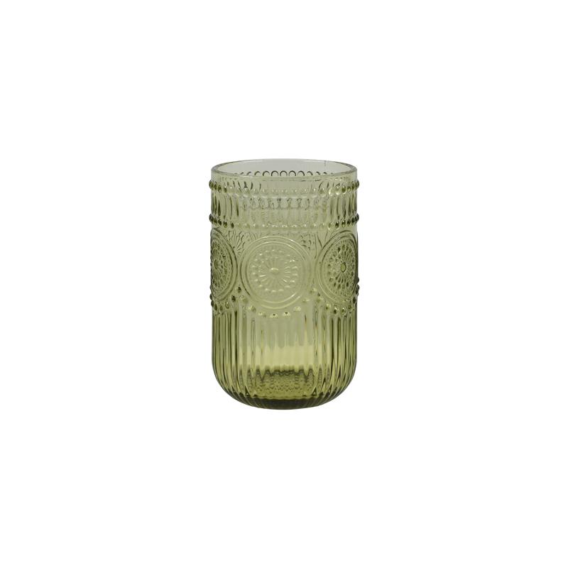 ΣΕΤ 6 ΤΕΜ ΠΟΤΗΡΙΑ FL07 ΠΡΑΣΙΝΟ ΧΡΩΜΑ 8x13εκ