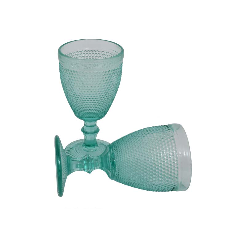 ΣΕΤ ΓΥΑΛΙΝΟ ΠΟΤΗΡΙ ΚΡΑΣΙΟΥ 6 ΤΜΧ ΜΕ ΠΟΔΙ Dot ΒΕΡΑΜΑΝ