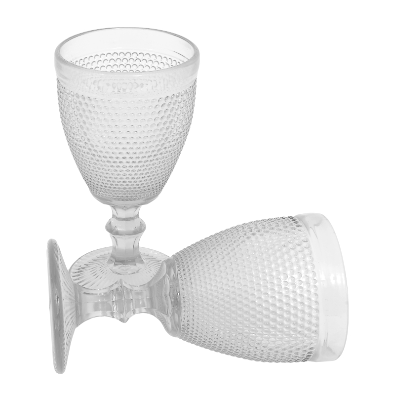 ΣΕΤ ΓΥΑΛΙΝΟ ΠΟΤΗΡΙ ΝΕΡΟΥ 6 ΤΜΧ ΜΕ ΠΟΔΙ Dot ΔΙΑΦΑΝΟ