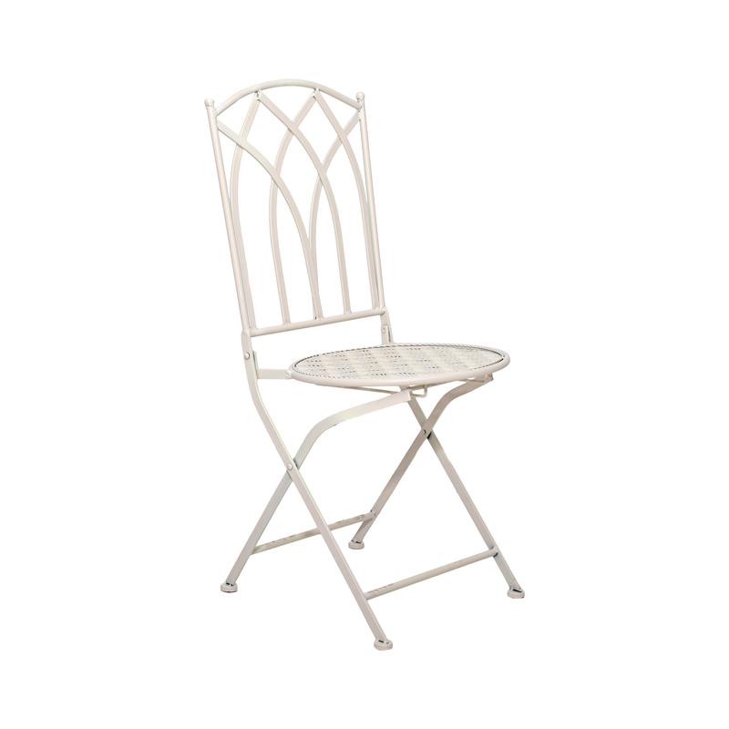 ΣΕΤ ΜΕΤΑΛΛΙΚΟ ΤΡΑΠΕΖΙ ΚΗΠΟΥ ΜΕ 2 ΚΑΡΕΚΛΕΣ Gordon ΜΠΕΖ ΧΡΩΜΑ - Image 5