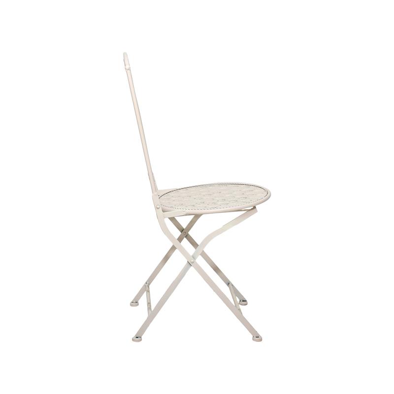 ΣΕΤ ΜΕΤΑΛΛΙΚΟ ΤΡΑΠΕΖΙ ΚΗΠΟΥ ΜΕ 2 ΚΑΡΕΚΛΕΣ Gordon ΜΠΕΖ ΧΡΩΜΑ - Image 6