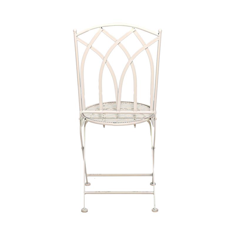 ΣΕΤ ΜΕΤΑΛΛΙΚΟ ΤΡΑΠΕΖΙ ΚΗΠΟΥ ΜΕ 2 ΚΑΡΕΚΛΕΣ Gordon ΜΠΕΖ ΧΡΩΜΑ - Image 7