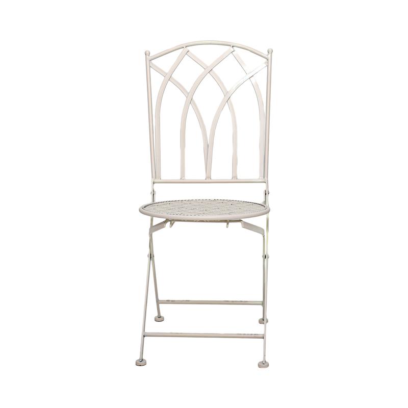 ΣΕΤ ΜΕΤΑΛΛΙΚΟ ΤΡΑΠΕΖΙ ΚΗΠΟΥ ΜΕ 2 ΚΑΡΕΚΛΕΣ Gordon ΜΠΕΖ ΧΡΩΜΑ - Image 8