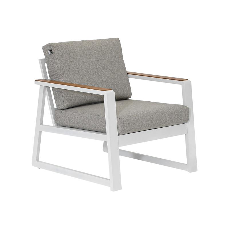 ΣΕΤ ΣΑΛΟΝΙ ΕΞΟΧΗΣ 4 ΤΕΜΑΧΙΩΝ "Aylin" ΛΕΥΚΟ ΧΡΩΜΑ 202x85x74εκ - Image 3