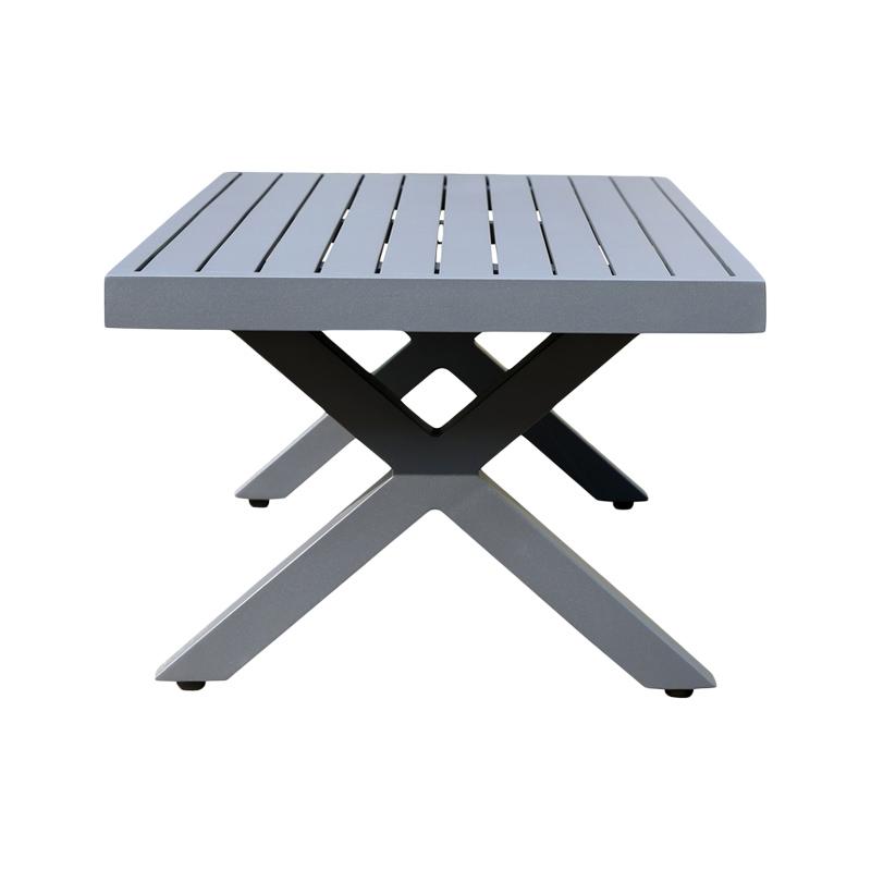 ΣΕΤ ΣΑΛΟΝΙ ΕΞΟΧΗΣ 4 ΤΕΜΑΧΙΩΝ "Federiko" ΓΚΡΙ ΧΡΩΜΑ 145x87x78εκ - Image 7