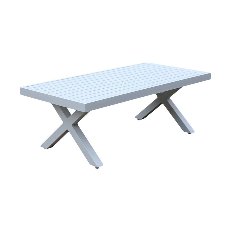 ΣΕΤ ΣΑΛΟΝΙ ΕΞΟΧΗΣ 4 ΤΕΜΑΧΙΩΝ "Federiko" ΛΕΥΚΟ ΧΡΩΜΑ 145x87x78εκ - Image 6