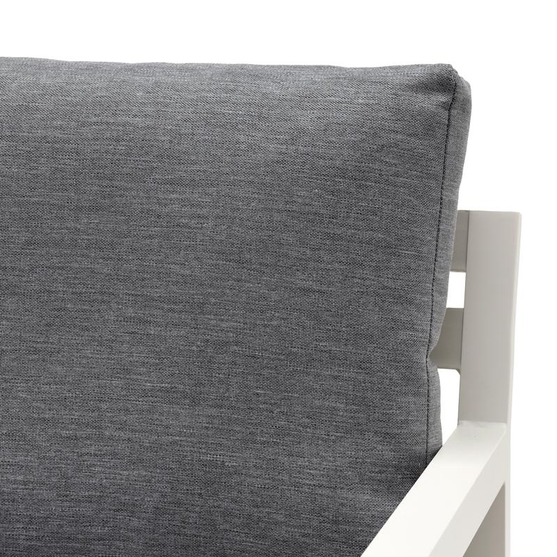 ΣΕΤ ΣΑΛΟΝΙ ΚΗΠΟΥ 4 ΤΕΜΑΧΙΩΝ Santiago ΛΕΥΚΟ ΧΡΩΜΑ 188x80x70εκ - Image 6