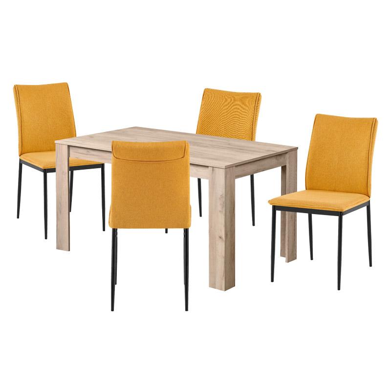 ΣΕΤ ΤΡΑΠΕΖΑΡΙΑΣ Itaka (5) ΠΕΝΤΕ ΤΕΜΑΧΙΩΝ ΜΕ ΜΟΥΣΤΑΡΔΙ ΚΑΡΕΚΛΑ FL25414 itk