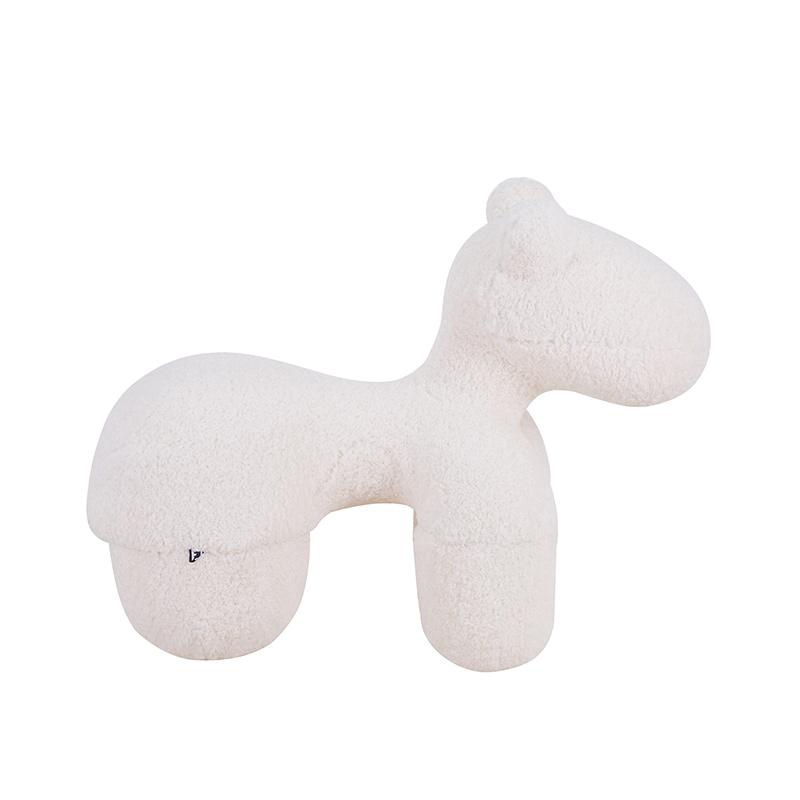 ΣΚΑΜΠΟ-ΠΟΥΦ Teddy ΛΕΥΚΟ ΧΡΩΜΑ 55x110x83εκ - Image 2