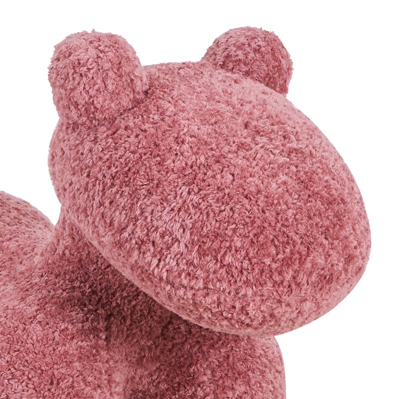 ΣΚΑΜΠΟ-ΠΟΥΦ Teddy ΡΟΖ ΧΡΩΜΑ 55x110x83εκ - Image 5