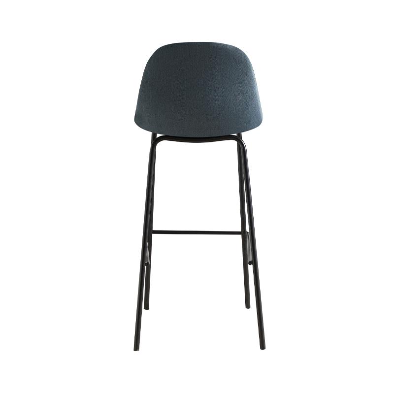 ΣΚΑΜΠΟ ΜΠΑΡ BA7 ΓΚΡΙ-ΜΠΛΕ ΥΦΑΣΜΑ ΜΕ ΜΕΤΑΛΛΙΚΟ ΣΚΕΛΕΤΟ 49x45x105εκ - Image 5