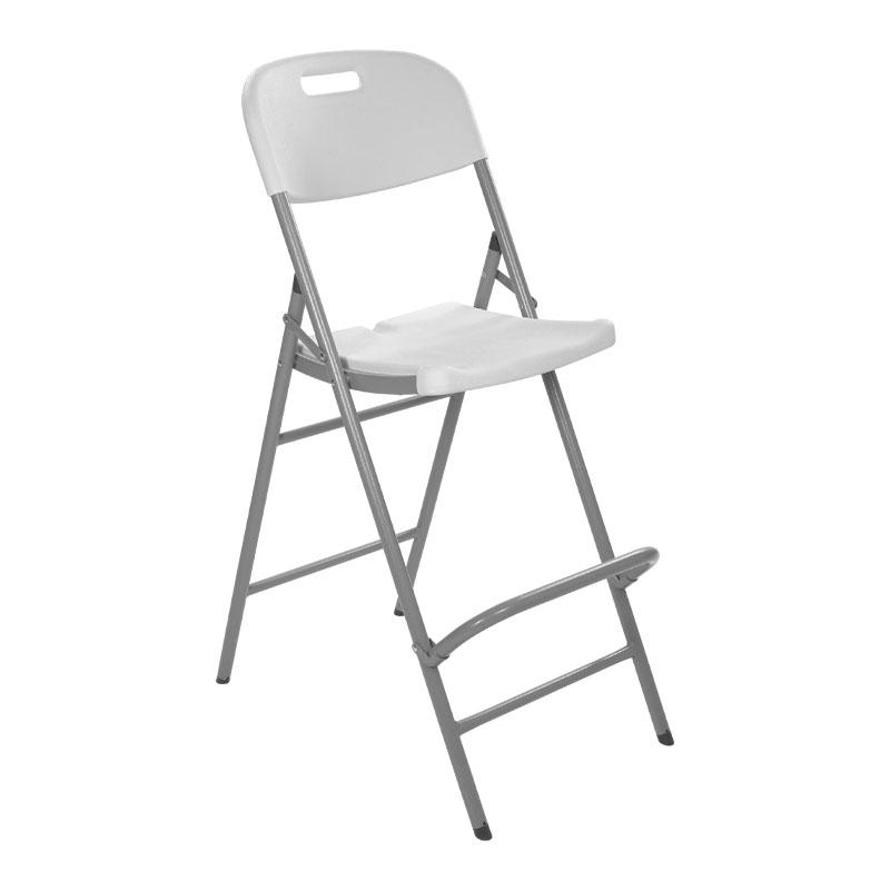 ΣΚΑΜΠΟ ΜΠΑΡ ΣΥΝΕΔΡΙΟΥ-CATERING FL57 ΛΕΥΚΟ ΑΝΑΔΙΠΛΟΥΜΕΝΟ 74x47x112εκ