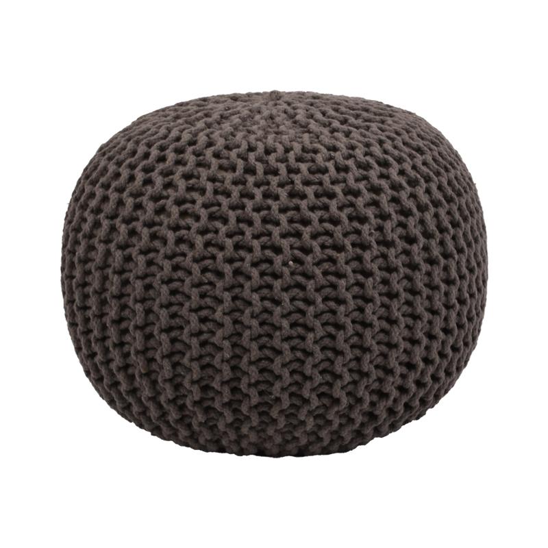 ΣΚΑΜΠΩ-ΠΟΥΦ ΣΤΡΟΓΓΥΛΟ Dori CAMEL ΧΡΩΜΑ 45x45x35