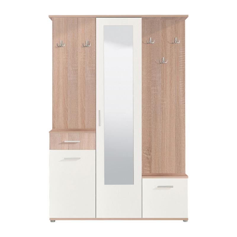 ΣΤΑΝΤ ΧΩΛ ΚΑΙ ΠΑΠΟΥΤΣΟΘΗΚΗ MARTIN SONOMA/ΛΕΥΚΟ 133,5x33x197,5εκ fxtr - Image 3