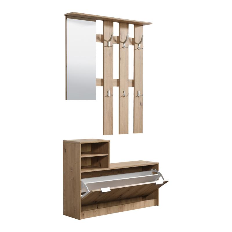 ΣΤΑΝΤ ΓΙΑ ΧΩΛ RAVENNA ARTISAN OAK 100x29x192εκ fxtr - Image 4