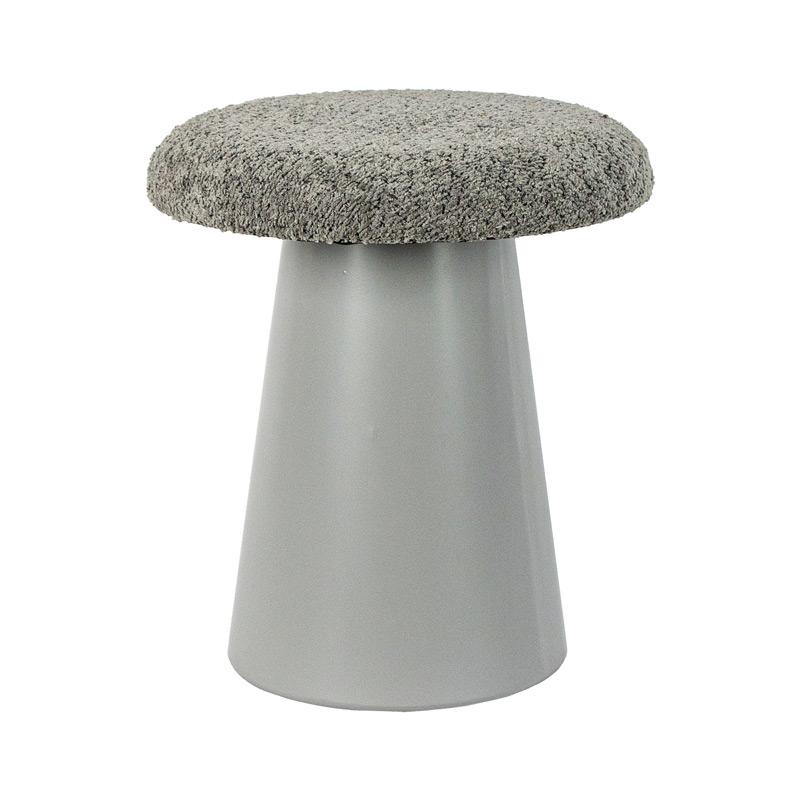 ΣΤΡΟΓΓΥΛΟ ΜΕΤΑΛΛΙΚΟ ΣΚΑΜΠΟ FL4201 ΓΚΡΙ ΧΡΩΜΑ 35x40εκ