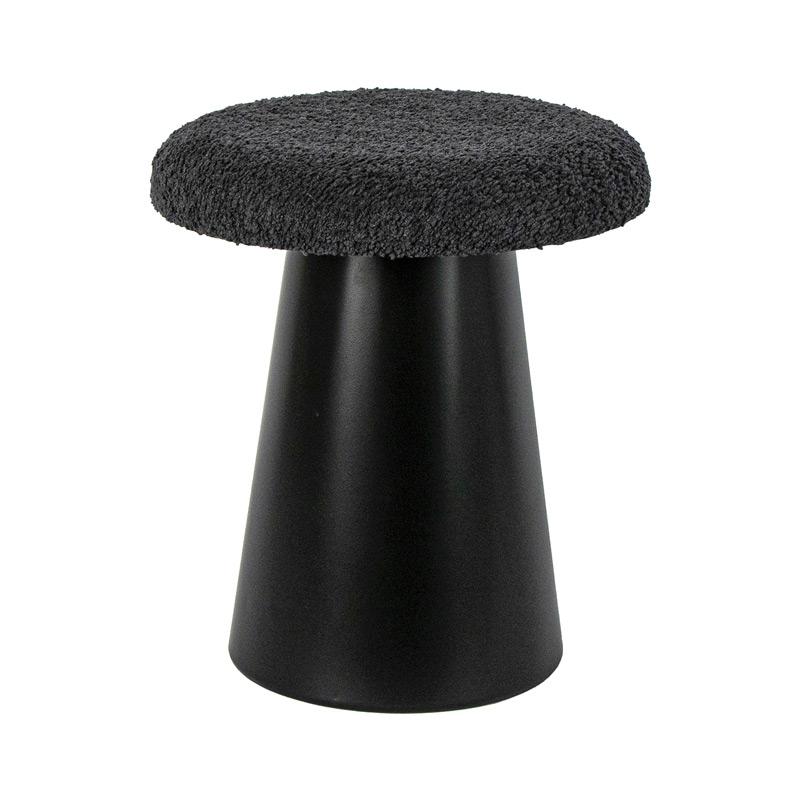 ΣΤΡΟΓΓΥΛΟ ΜΕΤΑΛΛΙΚΟ ΣΚΑΜΠΟ FL4201 ΜΑΥΡΟ ΧΡΩΜΑ 35x40εκ