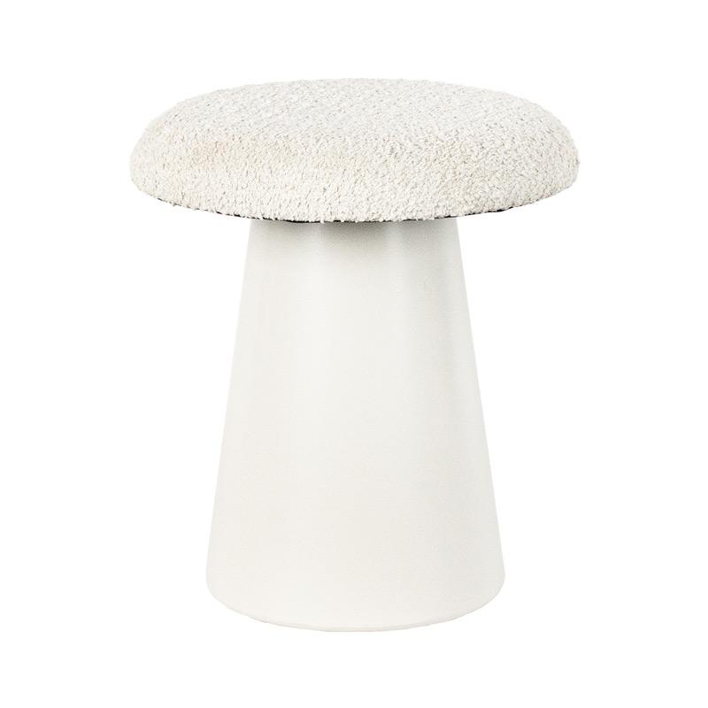 ΣΤΡΟΓΓΥΛΟ ΜΕΤΑΛΛΙΚΟ ΣΚΑΜΠΟ FL4201 ΜΠΕΖ ΧΡΩΜΑ 35x40εκ