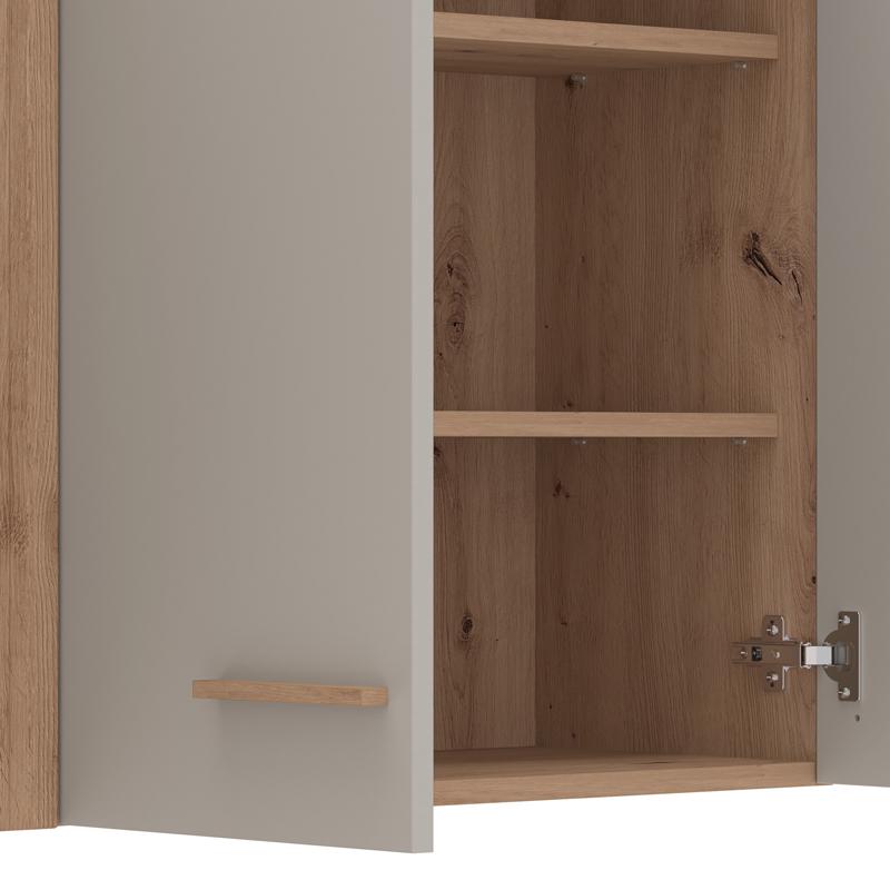 ΣΥΝΘΕΣΗ ΚΟΥΖΙΝΑΣ BELFORT 200 ARTISAN OAK/CASHMERE 200x51x200εκ - Image 6