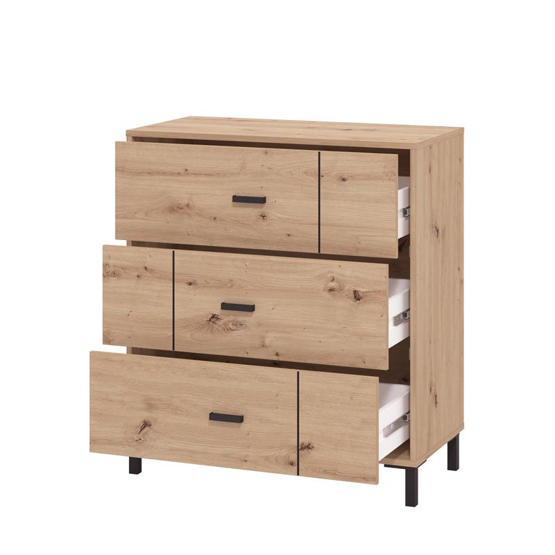 ΣΥΡΤΑΡΙΕΡΑ ALERIA 80 3F ARTISAN OAK ΧΡΩΜΑ 77x40x90εκ - Image 4