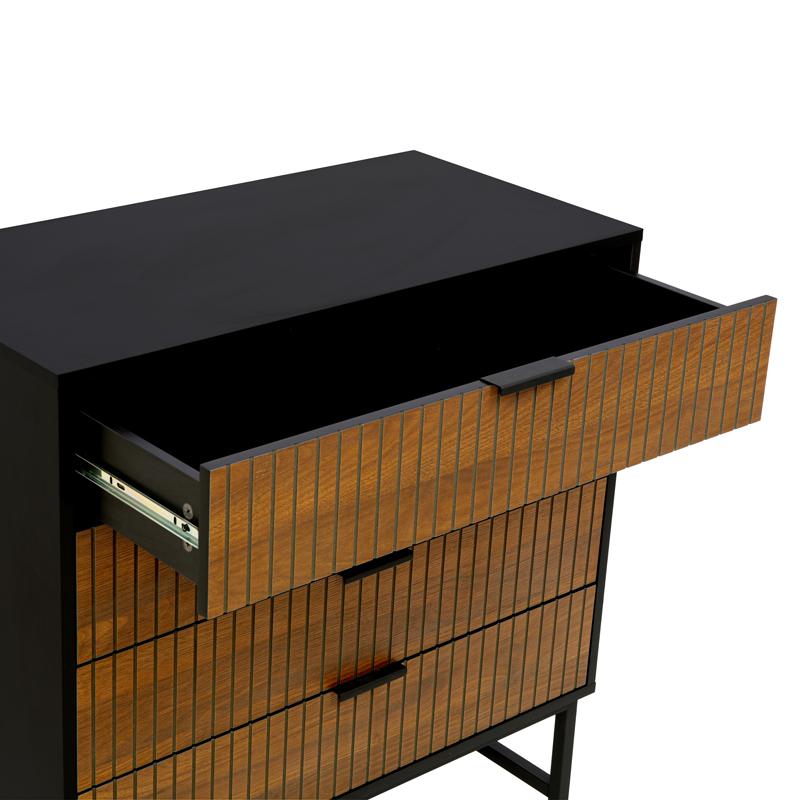 ΣΥΡΤΑΡΙΕΡΑ FL2405 ΜΑΥΡΟ-ΚΑΦΕ ΧΡΩΜΑ 80x40x90εκ - Image 5