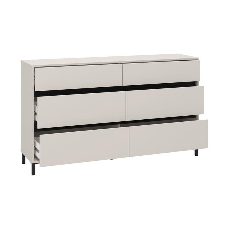 ΣΥΡΤΑΡΙΕΡΑ MARRON 157 6F CASHMERE/ΜΑΥΡΟ ΜΑΤΤ ΧΡΩΜΑ 157x40x90εκ - Image 5