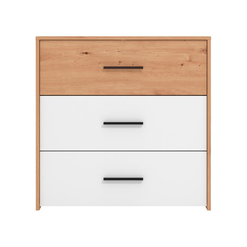 ΣΥΡΤΑΡΙΕΡΑ VARADERO 3F ARTISAN OAK-ΛΕΥΚΟ 80,5x33x80,5εκ fld - Image 3