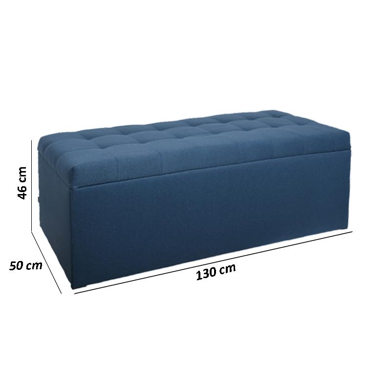 ΤΑΜΠΟΥΡΕ ΜΕ ΑΠΟΘΗΚΕΥΤΙΚΟ ΧΩΡΟ 74 ΜΠΛΕ ΧΡΩΜΑ 130x50x46 - Image 5