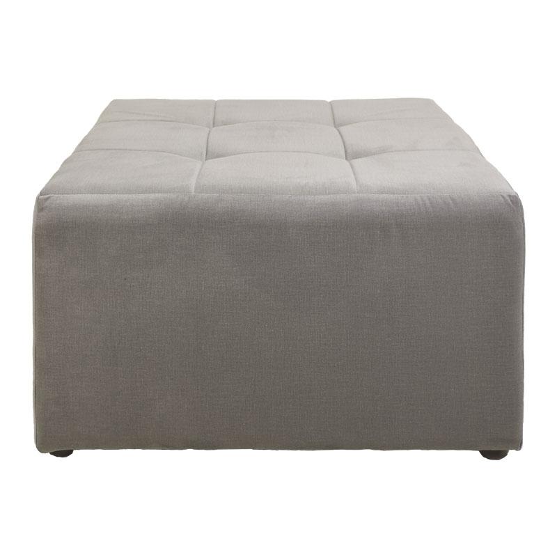 ΤΑΜΠΟΥΡΕ NEW OTTOMAN ΜΠΕΖ 70x70x40εκ