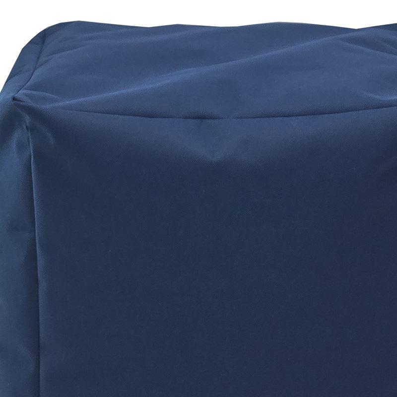 ΤΕΤΡΑΓΩΝΟ ΠΟΥΦ-ΣΚΑΜΠΟ Cube ΜΠΛΕ ΧΡΩΜΑ 40x40x40εκ - Image 3