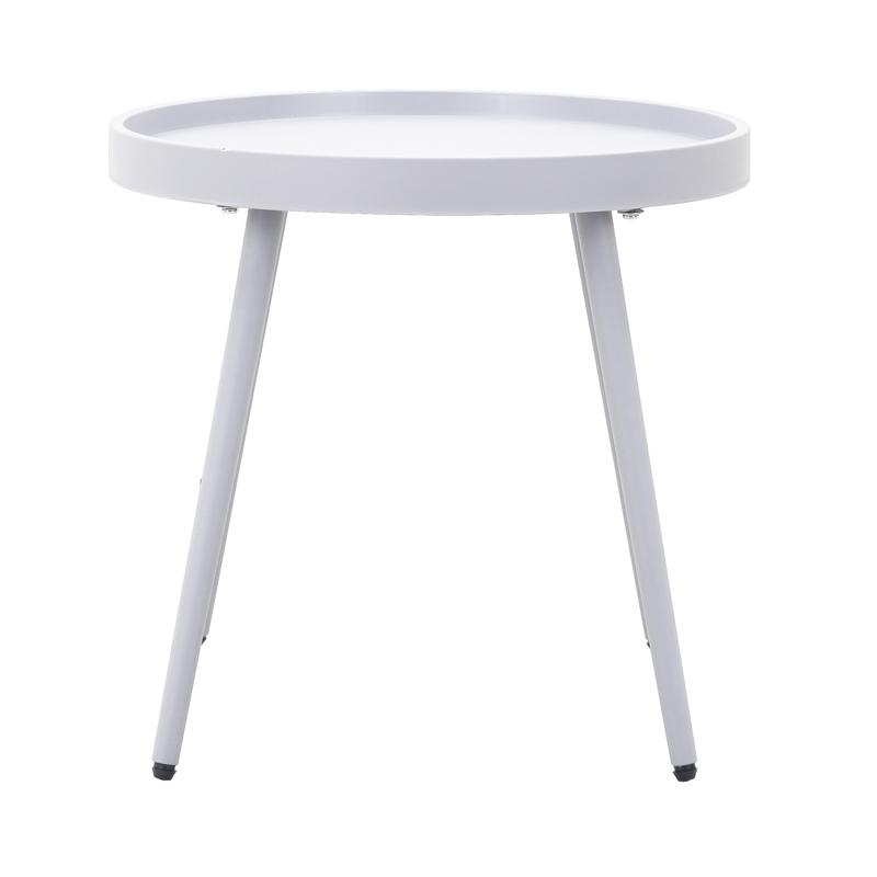 ΤΡΑΠΕΖΑΚΙ ΚΗΠΟΥ "Solin" ΑΠΟ ΠΟΛΥΠΡΟΠΥΛΕΝΙΟ (PP) ΛΕΥΚΟ ΧΡΩΜΑ 49x49x46εκ - Image 2