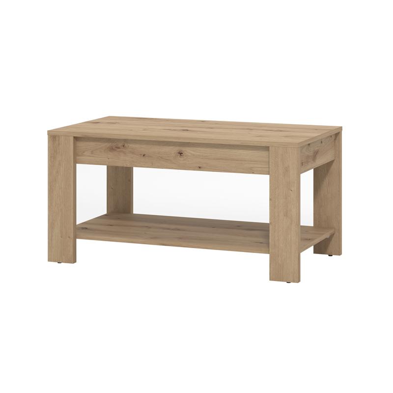 ΤΡΑΠΕΖΑΚΙ ΣΑΛΟΝΙΟΥ CLENT ARTISAN OAK ΧΡΩΜΑ 90x50x45εκ - Image 4