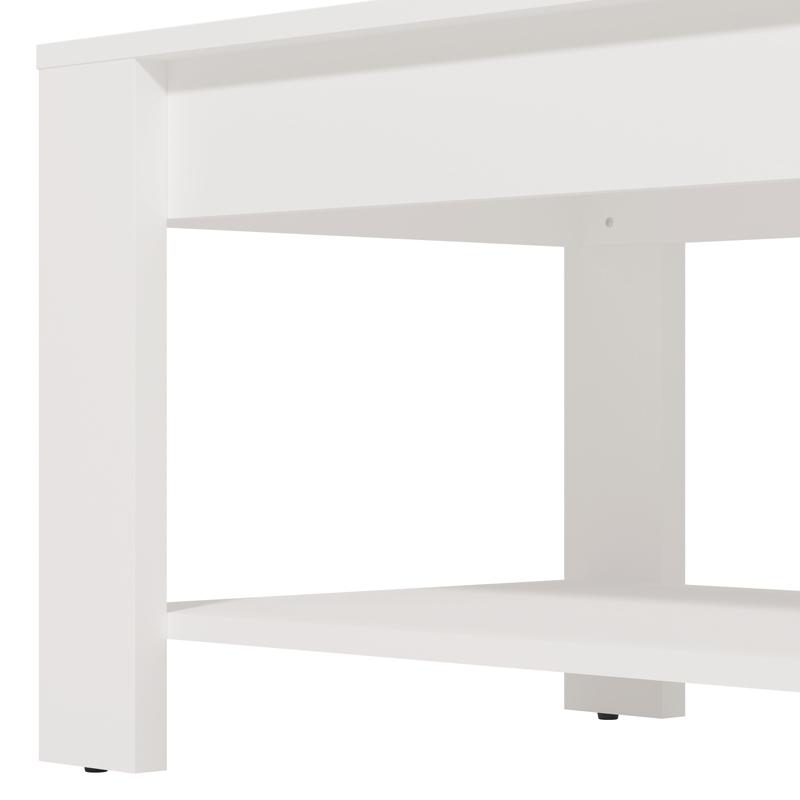 ΤΡΑΠΕΖΑΚΙ ΣΑΛΟΝΙΟΥ CLENT ΛΕΥΚΟ ΧΡΩΜΑ 90x50x45εκ - Image 5