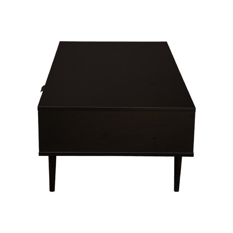ΤΡΑΠΕΖΑΚΙ ΣΑΛΟΝΙΟΥ "Range" Μαυρο-Φυσικό 110x60x40εκ - Image 4