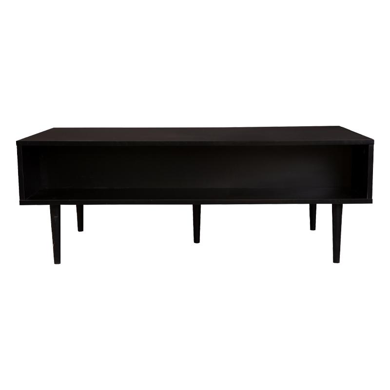 ΤΡΑΠΕΖΑΚΙ ΣΑΛΟΝΙΟΥ "Range" Μαυρο-Φυσικό 110x60x40εκ - Image 5