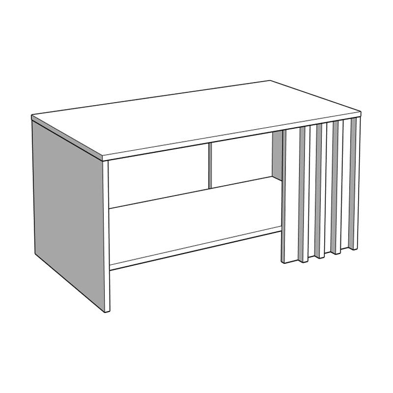 ΤΡΑΠΕΖΑΚΙ ΣΑΛΟΝΙΟΥ LAVAL ARTISAN ΟΑΚ/ΜΑΥΡΟ 90x50x46εκ - Image 6