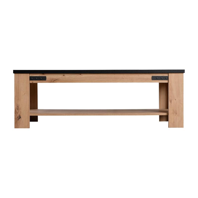 ΤΡΑΠΕΖΑΚΙ ΣΑΛΟΝΙΟΥ LAZIO KS ARTISAΝ OAK / ΜΑΥΡΟ 120x60x41εκ - Image 3