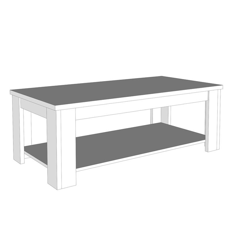 ΤΡΑΠΕΖΑΚΙ ΣΑΛΟΝΙΟΥ Oscar KS ARTISAN OAK 120x60x41εκ - Image 5