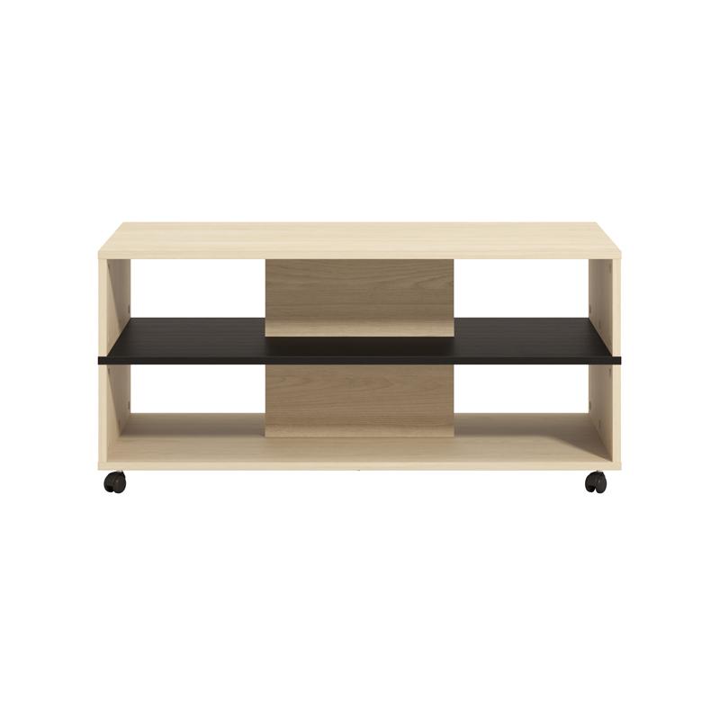 ΤΡΑΠΕΖΑΚΙ ΣΑΛΟΝΙΟΥ SAVIO LIGHT PORT OAK/BLACK OAK 101x55x48εκ - Image 3