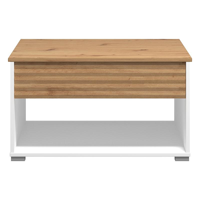 ΤΡΑΠΕΖΑΚΙ ΣΑΛΟΝΙΟΥ TARANTO ΛΕΥΚΟ-ARTISAN 80x80x45εκ - Image 3