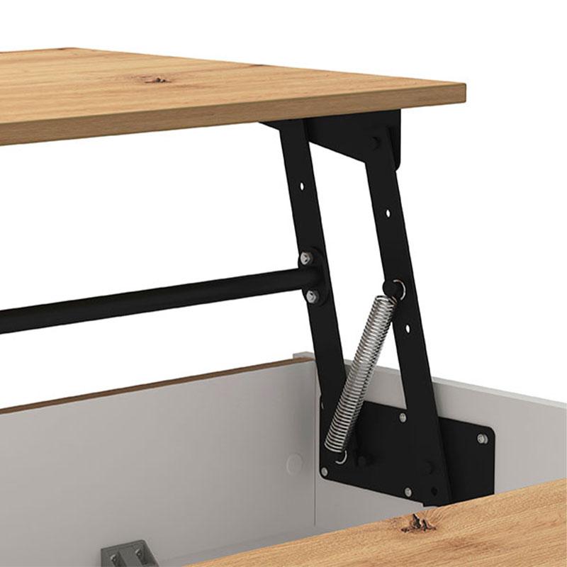 ΤΡΑΠΕΖΑΚΙ ΣΑΛΟΝΙΟΥ TARANTO ΛΕΥΚΟ-ARTISAN 80x80x45εκ - Image 5