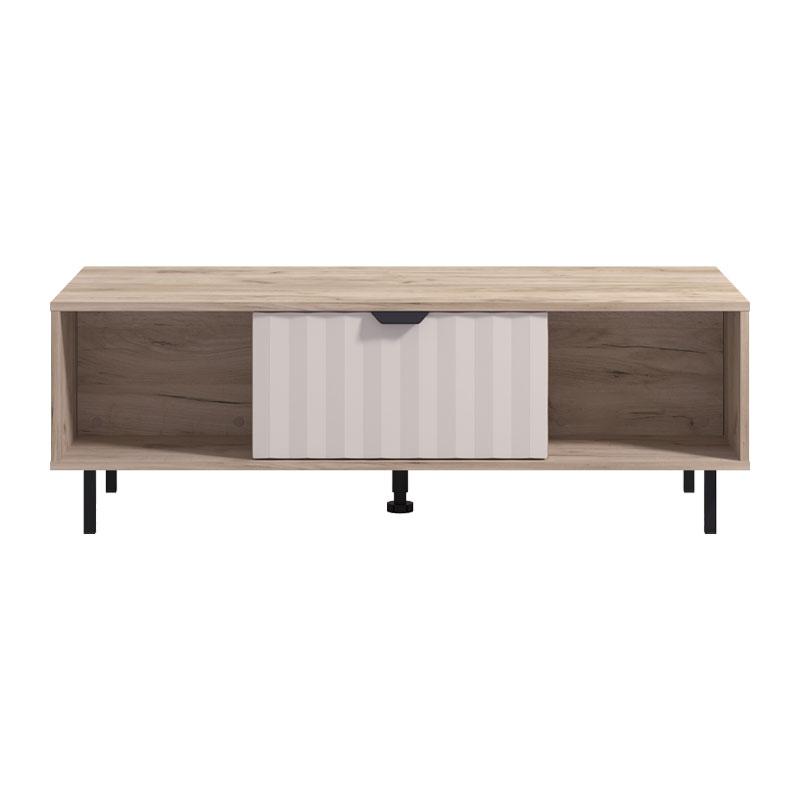 ΤΡΑΠΕΖΑΚΙ ΣΑΛΟΝΙΟΥ VANDEA GREY OAK-CASHMERE 121x55x42εκ - Image 3