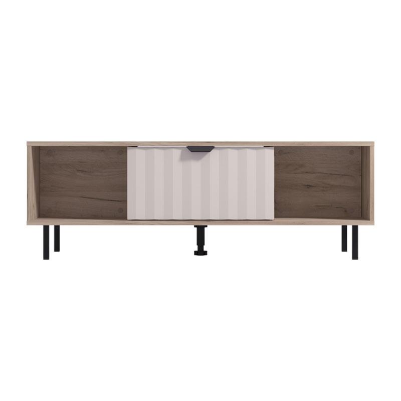 ΤΡΑΠΕΖΑΚΙ ΣΑΛΟΝΙΟΥ VANDEA GREY OAK-CASHMERE 121x55x42εκ - Image 4