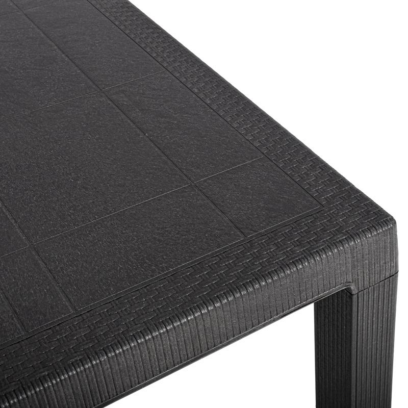 ΤΡΑΠΕΖΙ ΕΞΟΧΗΣ Baltic ΚΑΦΕ ΧΡΩΜΑ 120x70x75εκ - Image 5