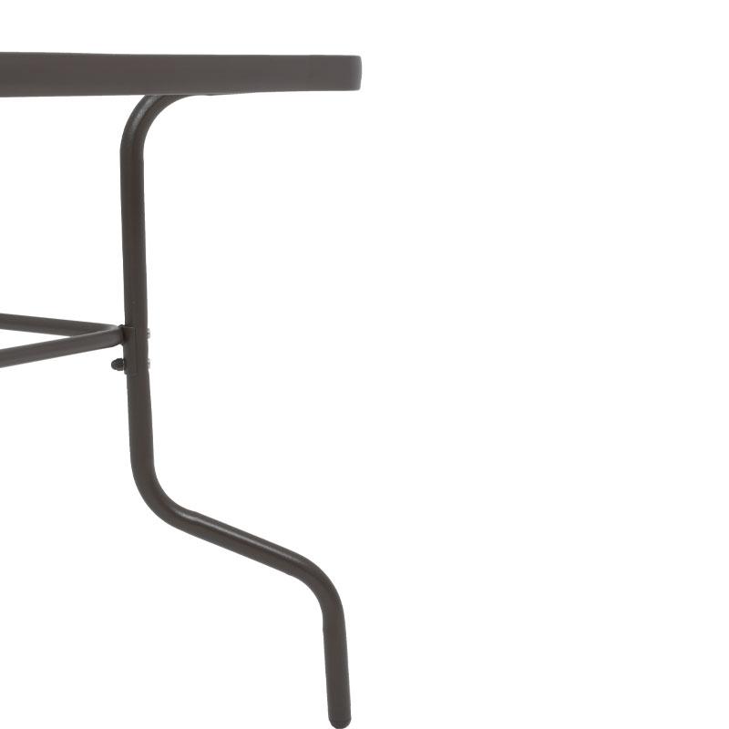 ΤΡΑΠΕΖΙ ΚΗΠΟΥ 026 ΚΑΦΕ ΧΡΩΜΑ 100x65x70εκ grd - Image 5