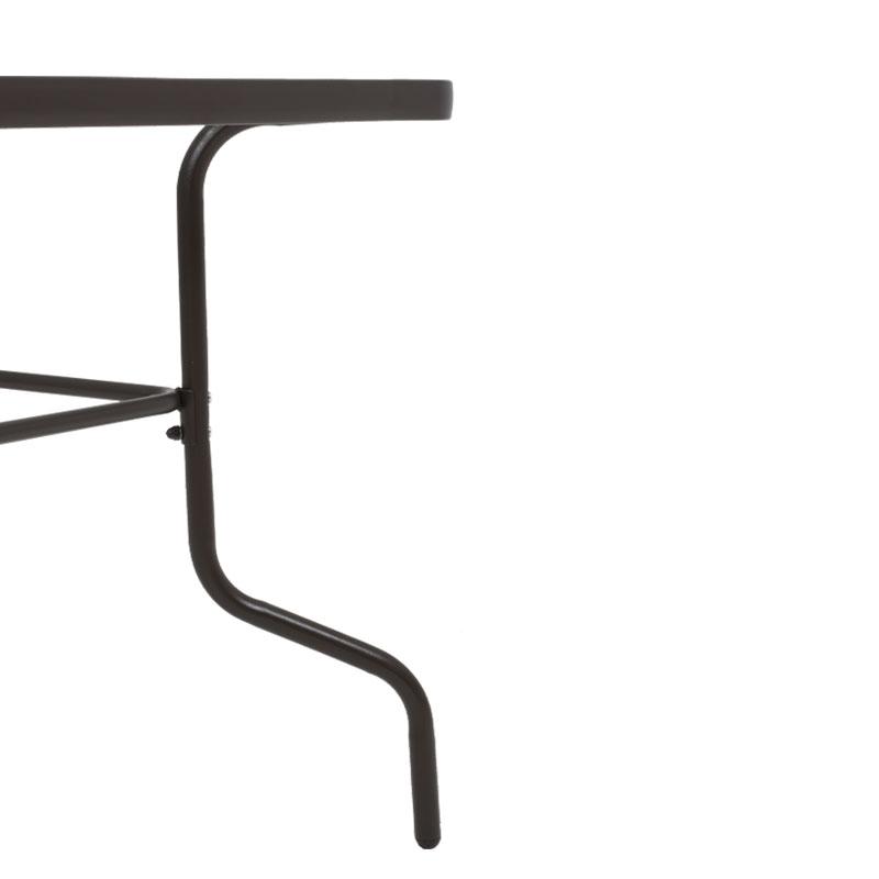 ΤΡΑΠΕΖΙ ΚΗΠΟΥ 030 ΚΑΦΕ ΧΡΩΜΑ 140x80x70εκ grd - Image 4