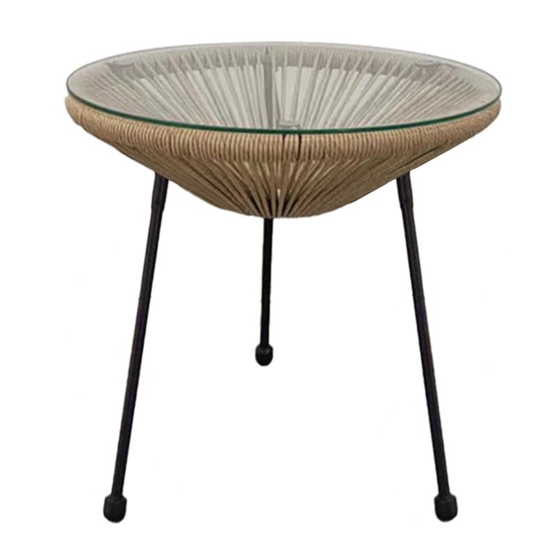 ΤΡΑΠΕΖΙ ΚΗΠΟΥ MORENA ΚΑΦΕ ΧΡΩΜΑ 50x45εκ