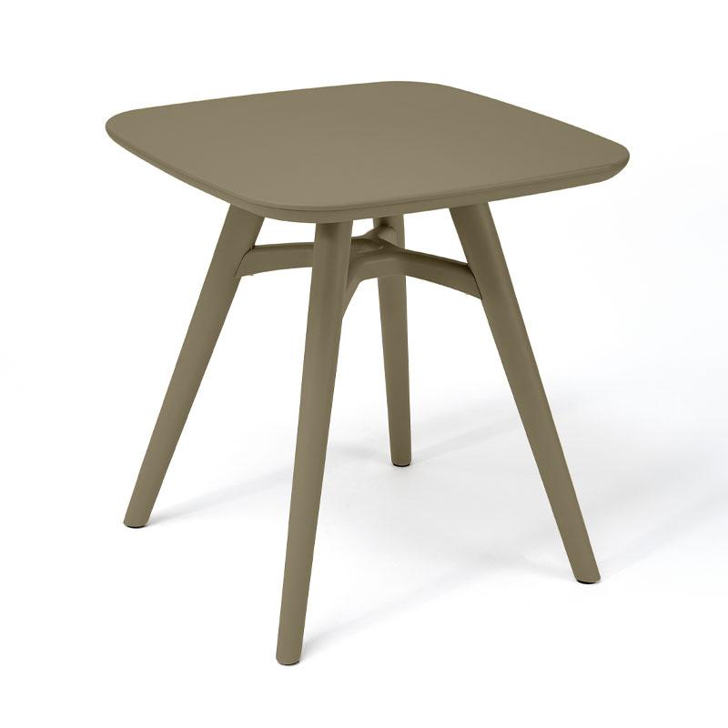 ΤΕΤΡΑΓΩΝΟ ΤΡΑΠΕΖΑΚΙ ΚΗΠΟΥ ΜΕ ABS ΕΠΙΦΑΝΕΙΑ FL8863 CAPPUCCINO ΧΡΩΜΑ 51x51εκ