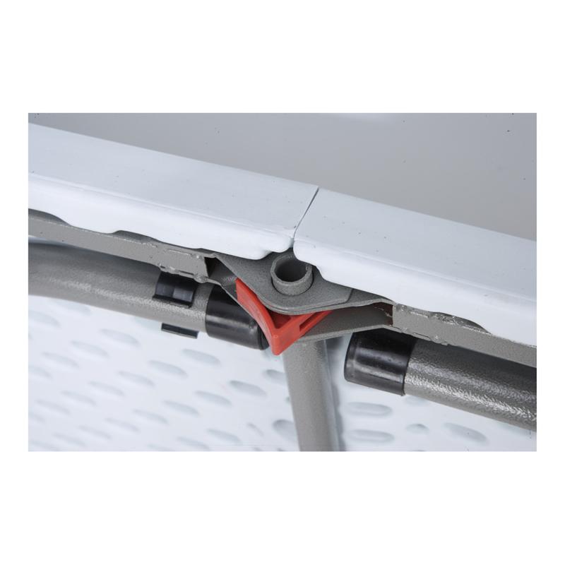 ΤΡΑΠΕΖΙ ΣΥΝΕΔΡΙΟΥ-CATERING ΛΕΥΚΟ 180x75x74 ΠΤΥΣΣΟΜΕΝΟ (ΒΑΛΙΤΣΑ) - Image 4