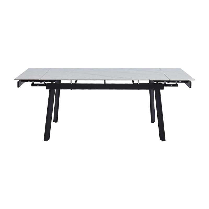 ΤΡΑΠΕΖΙ ΤΡΑΠΕΖΑΡΙΑΣ ΑΝΟΙΓΟΜΕΝΟ Bruno ΛΕΥΚΟ ΧΡΩΜΑ 150+30+30x90x76cεκ - Image 4